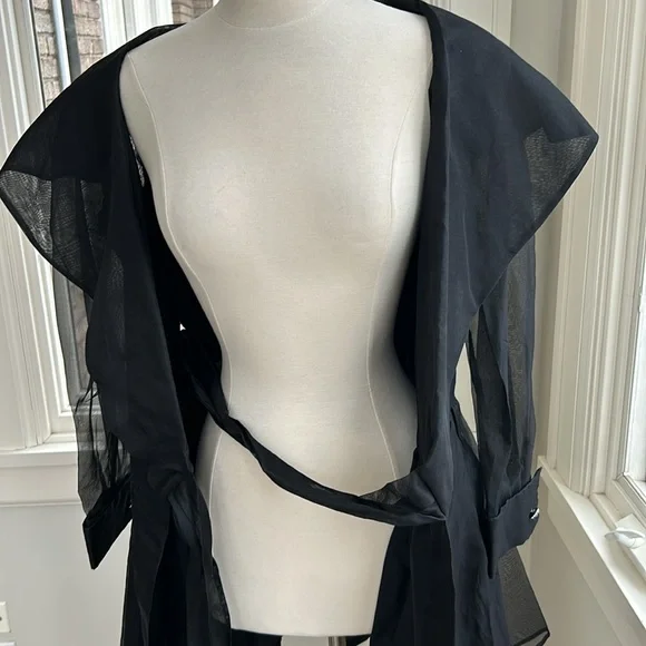 Vintage silk abs evening dress size 8 - Picture 5 of 13